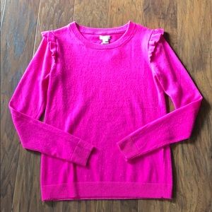 J.Crew Ruffle Sleeve Sweater